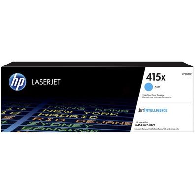 Original HP 415X W2031X Toner cyan