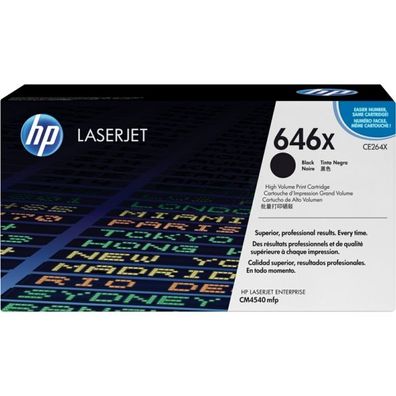 Original HP 646X CE264X Toner schwarz
