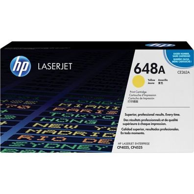 Original HP 648A CE262A Toner gelb