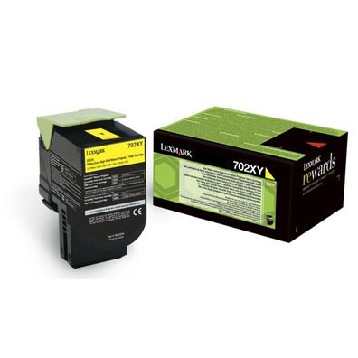 Original Lexmark 702XY 70C2XY0 Toner gelb
