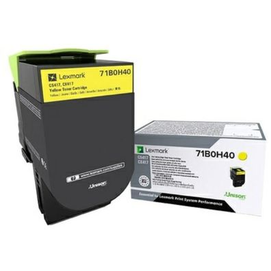 Original Lexmark 71B0H40 071B0H40 Toner gelb