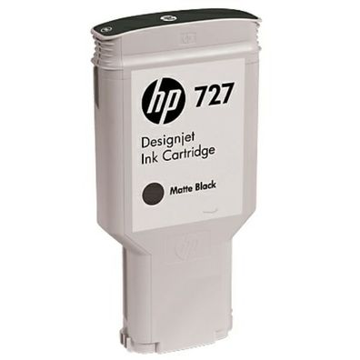 Original HP 727 C1Q12A Tinte matt schwarz