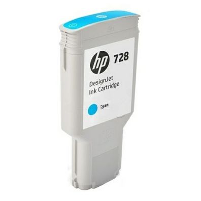 Original HP 728 F9K17A Tinte cyan
