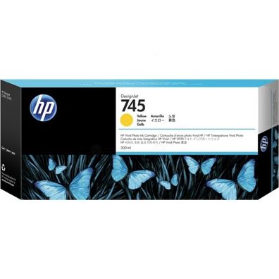 Original HP 745 F9K02A Tinte gelb