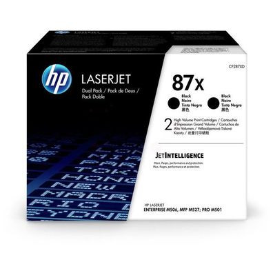 Original HP 87X CF287XD Toner Doppelpack schwarz 2 Stück