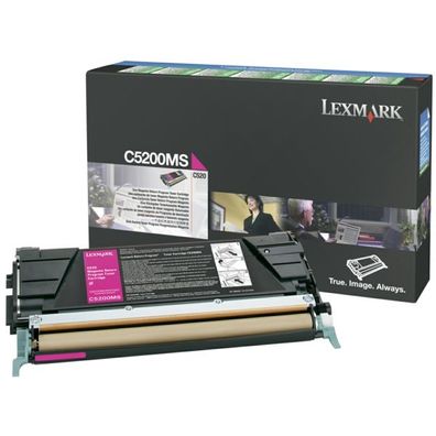 Original Lexmark C5200MS 0C5200MS Toner magenta