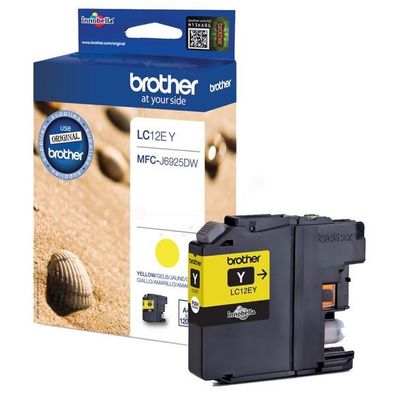 Original Brother LC-12EY Tinte gelb
