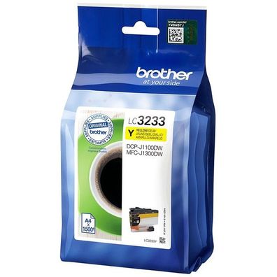 Original Brother LC-3233Y Tinte gelb