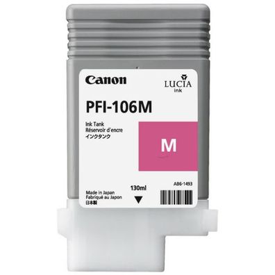 Original Canon PFI-106 M 6623B001 Tinte magenta