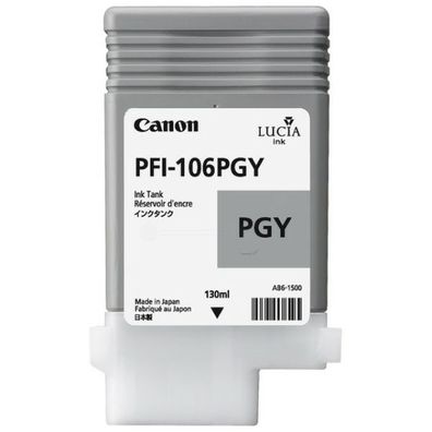 Original Canon PFI-106 PGY 6631B001 Tinte photo grau