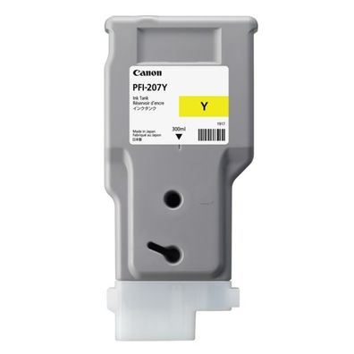 Original Canon PFI-207 Y 8792B001 Tinte gelb