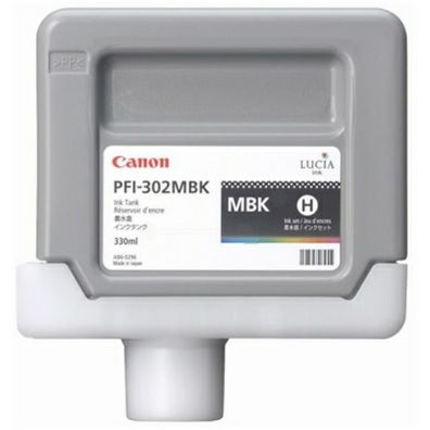 Original Canon PFI-302 MBK 2215B001 Tinte matt schwarz