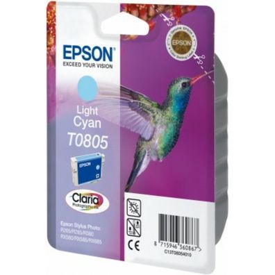 Original Epson T0805 C13T08054011 C13T08054021 Tinte photo cyan