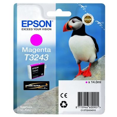 Original Epson T3243 C13T32434010 Tinte magenta