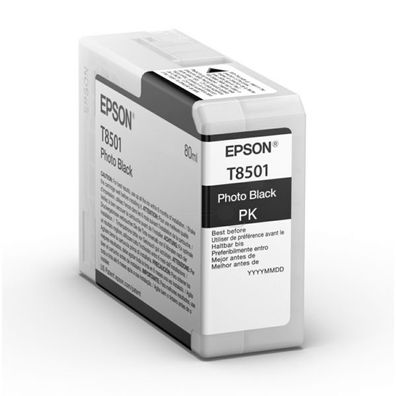 Original Epson T8501 C13T850100 Tinte photo schwarz