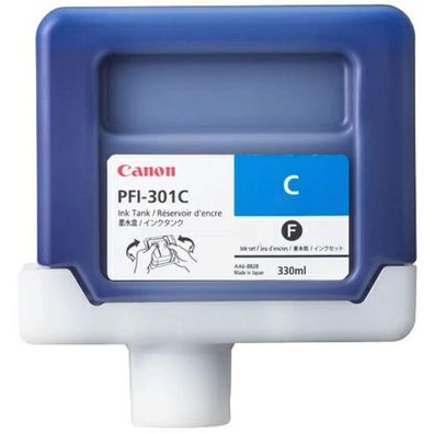 Original Canon PFI-301 C 1487B001 Tinte cyan