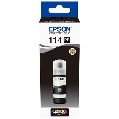 Original Epson 114 T07B1 C13T07B140 Tinte photo schwarz