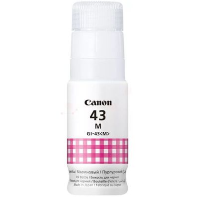 Original Canon GI-43M 4680C001 Tinte magenta