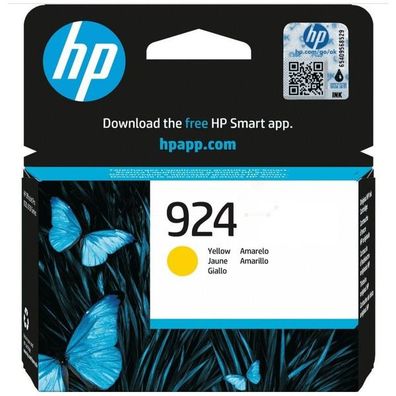 Original HP 924 4K0U5NE Tinte gelb