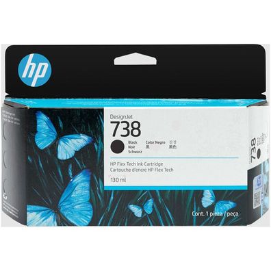 Original HP 738 498N4A Tinte schwarz