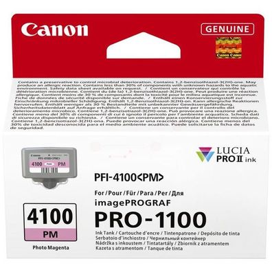Original Canon PFI-4100PM 6782C001 Tinte photo magenta