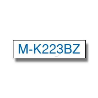 Original Brother MK-223BZ Schriftband blau auf weiß 9mm x 8m