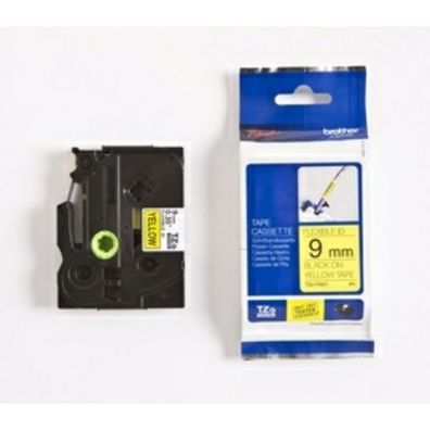 Original Brother TZE-FX621 Schriftband schwarz auf gelb 9mm x 8m