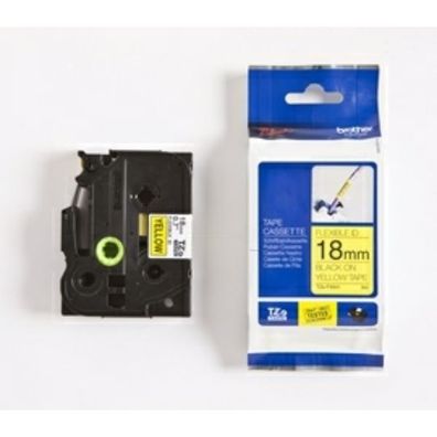 Original Brother TZE-FX641 Schriftband schwarz auf gelb 18mm x 8m