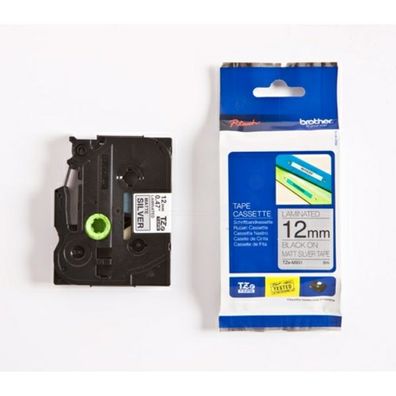Original Brother TZE-M931 Schriftband schwarz auf silber matt 12mm x 8m
