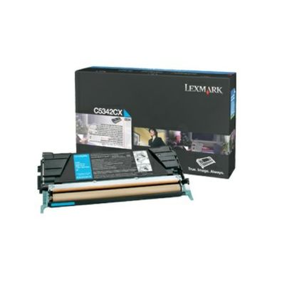 Original Lexmark C5342CX 0C5342CX Toner cyan