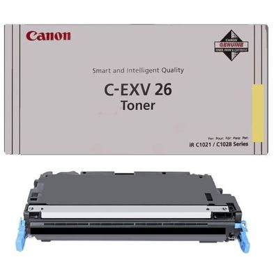 Original Canon C-EXV 26 1657B006 Toner gelb