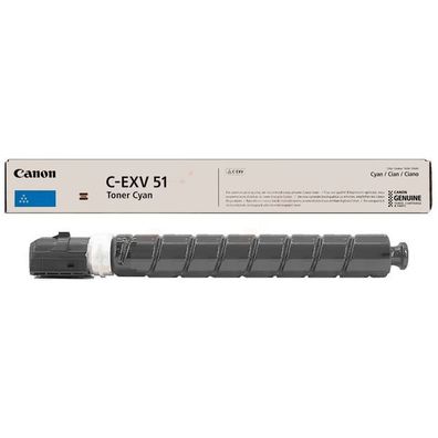 Original Canon C-EXV 51 C 0482C002 Toner cyan