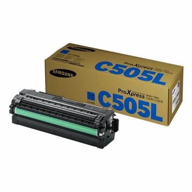 Original Samsung CLT-C505L SU035A Toner cyan