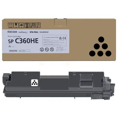 Original Ricoh SPC360HE 408184 Toner schwarz