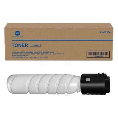 Original Konica Minolta TN-118 A3VW050 Toner Doppelpack schwarz 2 Stück