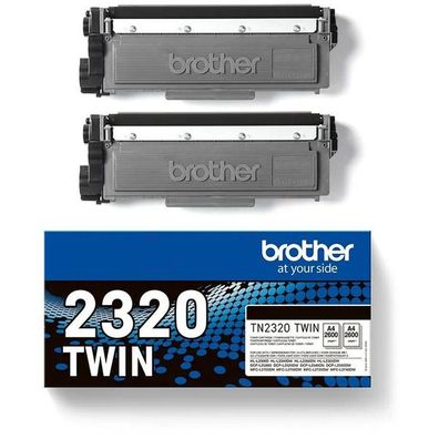 Original Brother TN-2320 TWIN Toner Doppelpack schwarz 2 Stück