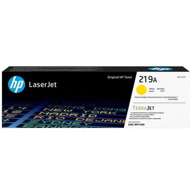 Original HP 219A W2192A Toner gelb