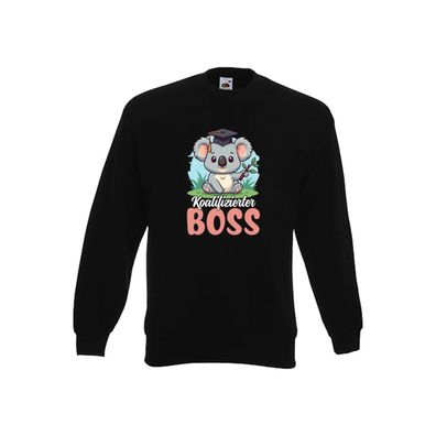 Koalifizierter Boss | Führungskraft | Vorgesetzter Sweatshirt Schwarz