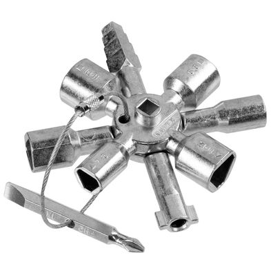 KNIPEX TwinKey Control Cabinet - Multifunktionaler Schlüssel