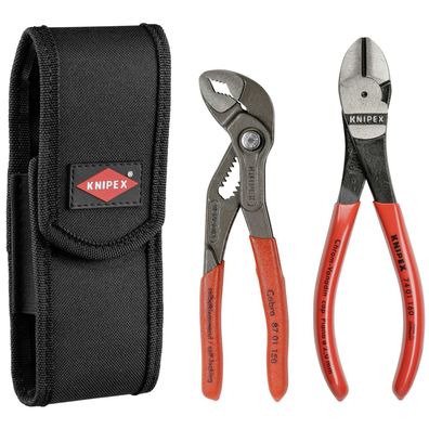 KNIPEX Zangenset in Gürteltasche