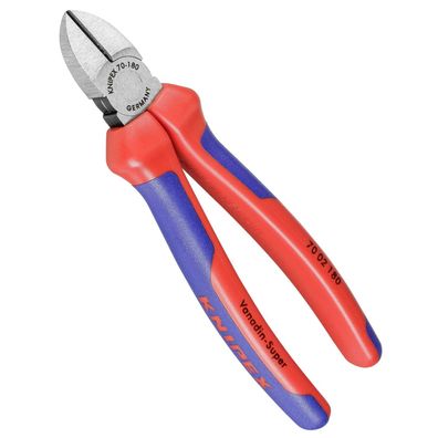 KNIPEX Seitenschneider schwarz atramentiert poliert 180 mm