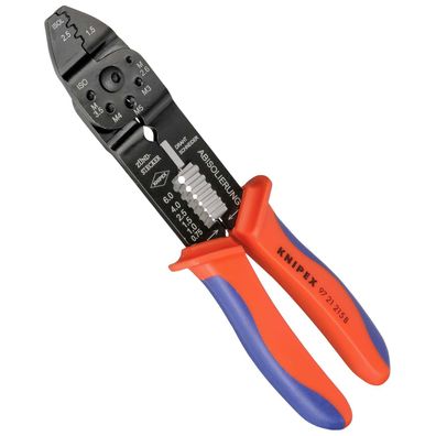 KNIPEX Crimpzange brüniert 215 mm