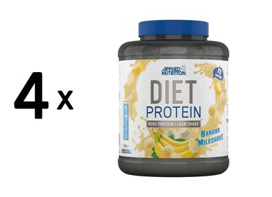 4 x Applied Nutrition Diet Whey (1800g) Banana Milkshake