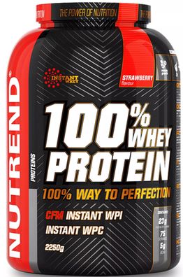 100% Whey Protein, Strawberry - 2250g