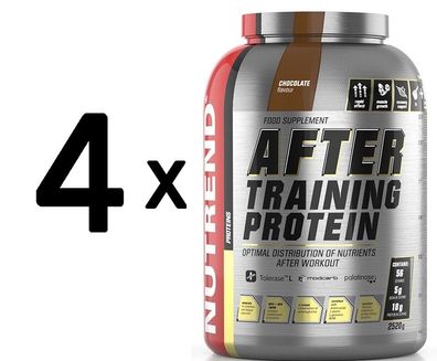 4 x Nutrend After Training Protein, Cocolate - 2520g