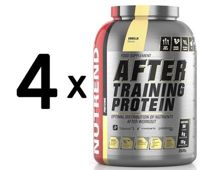 4 x Nutrend After Training Protein, Vanilla - 2520g