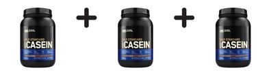 3 x Optimum Nutrition 100% Casein Gold Standard (908g) Chocolate Supreme