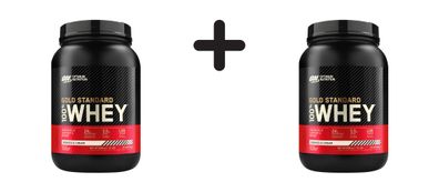 2 x Optimum Nutrition 100% Whey Gold Standard (2lbs) Cookies and Cream