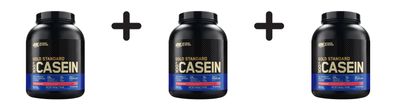 3 x Optimum Nutrition 100% Casein Gold Standard (1818g) Strawberry Delight