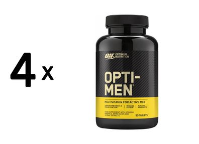 4 x Optimum Nutrition Opti-Men (90)
